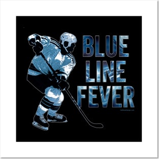 Blue Line Fever Posters and Art